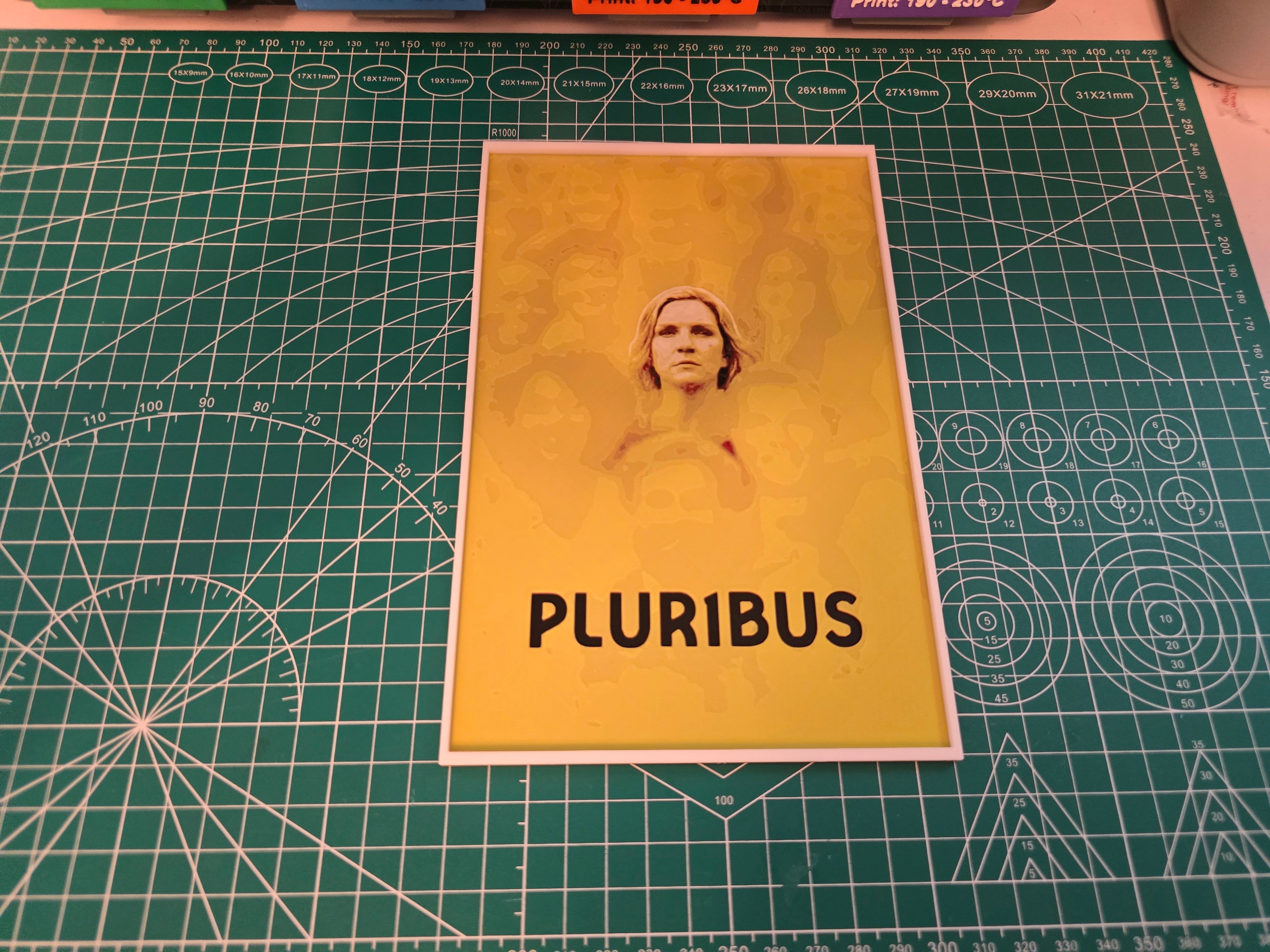 Pluribus Series Poster - 3D Printed Art