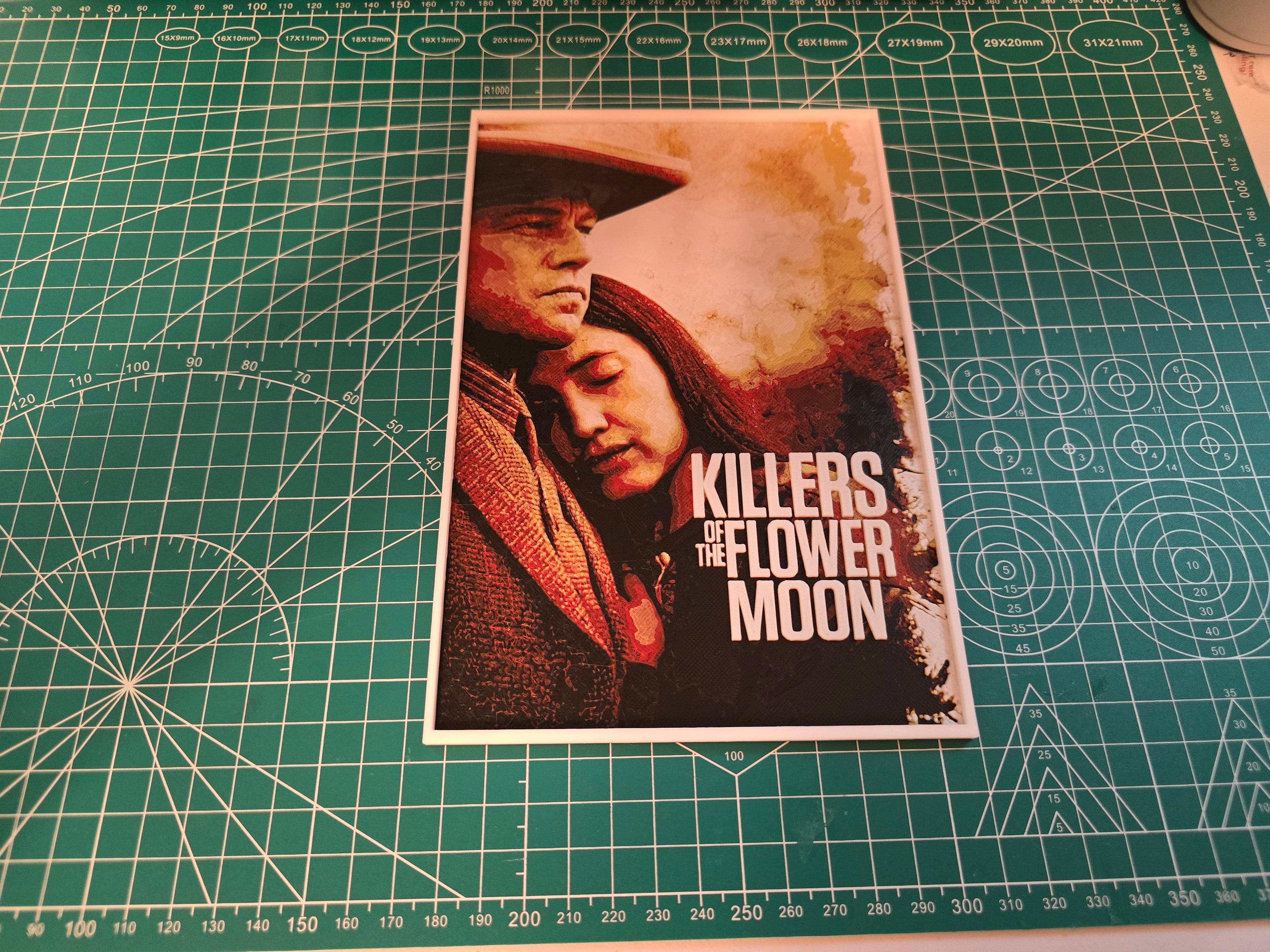 Killers of the Flower Moon Movie Poster - 3D Printed Art